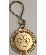 Always Remembered Forever Loved - A True Friend Dog Pet Memorial Keychai... - £4.78 GBP