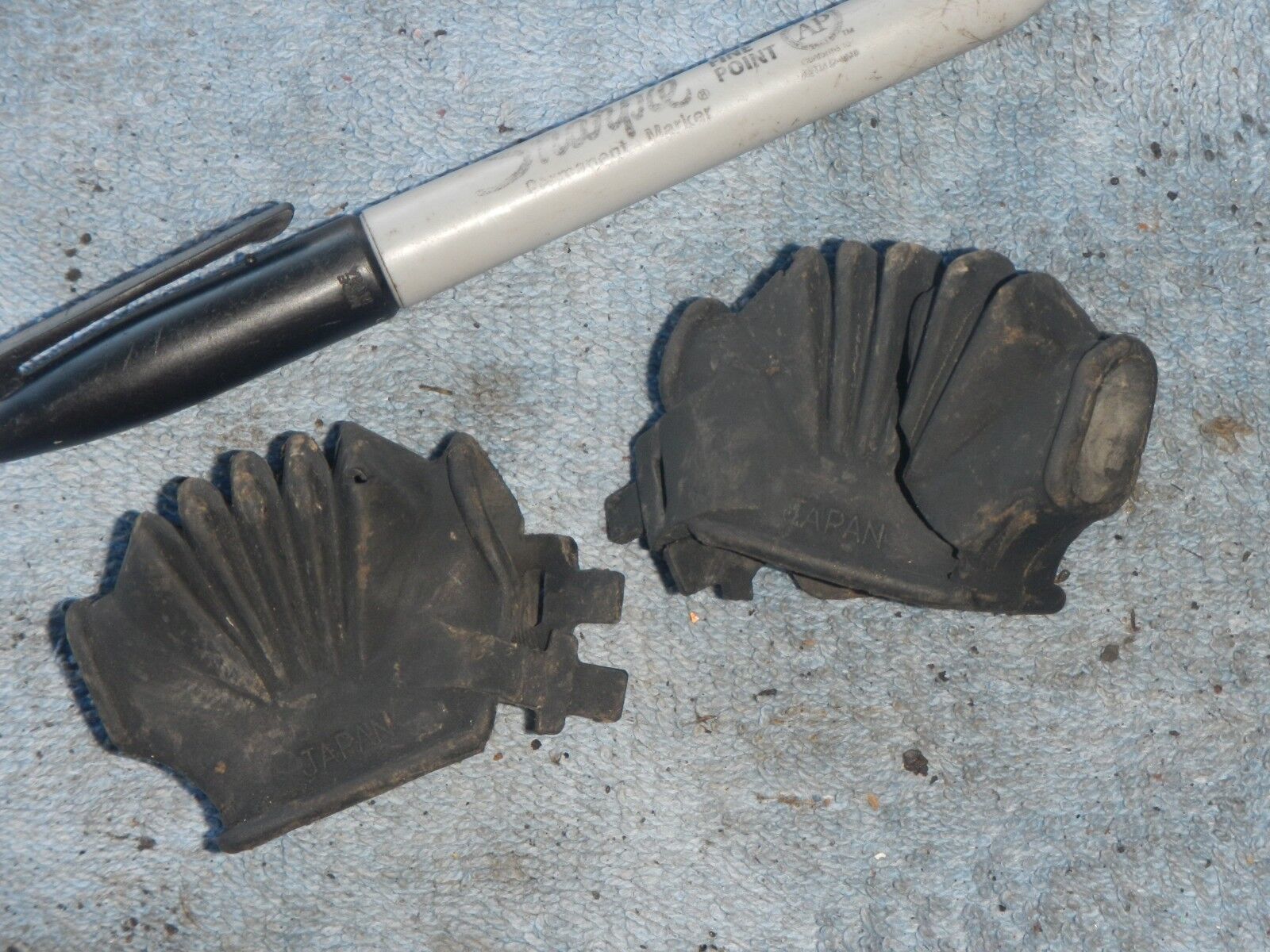 Handlebar lever clutch front brake rubber cover 1972 72 Yamaha DT2 DT1F ... - $14.84