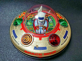 MASUDAYA UFO Galactic Disk X-7 Hergestellt in Japan Vintage Fliegende Untertasse - $259.16