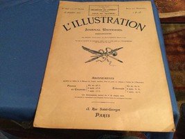 Vintage L&#39;ILLUSTRATION Journal Universal Hebdomadaire de Baschet 1917 - £18.56 GBP