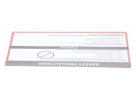 Fits Power Soak 29595 Decal, Safety Precautions, Wendy's - $142.78