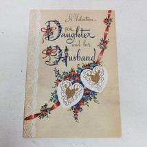 Vintage Valentine Card Daughter and her Husband - $16.83