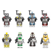 8pcs Star Wars ARC Troopers Hammer Colt Blitz Havoc Commander Wolffe Minifigures - €15,39 EUR