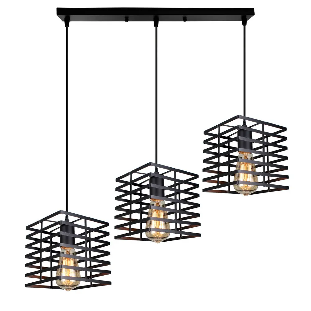 1/3 Heads  LED Pendant Lights Industrial Vintage Ceiling Hanging Lamp Suspension - £168.04 GBP