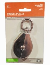 2&quot; Swivel Pulley  Nickel Plated Light Duty Working Load 55 lbs - $15.83