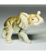Elephant Figurine Trunk Up For Luck Bone China Vintage Female Asian - £7.91 GBP