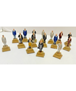 15 Vintage Louis Marx Hand Painted Plastic President Figures 3&quot; tall - €17,89 EUR