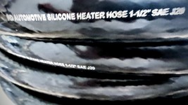 10 Feet x 1.5&quot; ID Black Virgin Silicone Heater Hose 38mm 428°F Radiator ... - $79.43