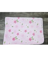 Carters Child of Mine Pink Green White Flowers Leaves Baby Blanket Fleec... - $740.74 MXN