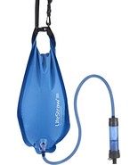Blue, 1 Gal. Lifestraw Flex Advanced Water Filter With Gravity, And Chem... - £56.03 GBP