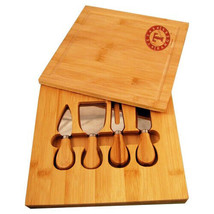 Texas Rangers 2785 MLB Etched Logo Bamboo Cutting Board with Utensils 9.4&quot; L - £53.02 GBP