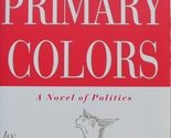 Primary Colors: A Novel of Politics [Hardcover] Anonymous, - $2.93