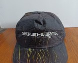 VTG Sherwin Williams K Products Snapback Hat Black Multicolor Made in US... - $22.40