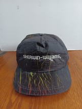 VTG Sherwin Williams K Products Snapback Hat Black Multicolor Made in USA RARE - £17.54 GBP