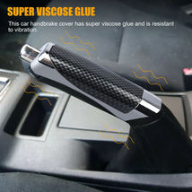 Black Carbon Fiber Style Auto Car Hand Brake Protector Cover Parts Acces... - $15.00