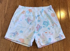 Petidoux Girls Mermaid Pajama Shorts SIZE 4 100% pima cotton picot trim ... - $9.87