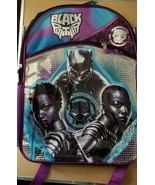 BLACK PANTHER Marvel Kids Backpack Purple Wakanda Chadwick Boseman Children NEW - $16.82
