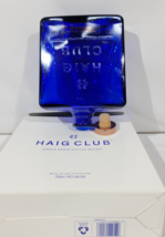 EMPTY Haig Club Scotch Bottle Cobalt Blue With Original Box - $31.68