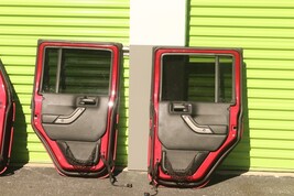 2007-2018 Chrysler Jeep Wrangler JK 4 Full Doors W/ Pwr Mirrors Complete image 15