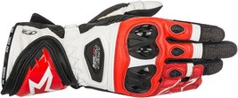 Alpinestars Mens Street Supertech Gloves XL Black/White/Red - £359.76 GBP