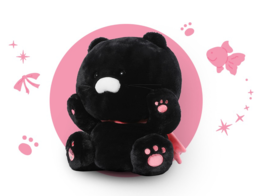 Kakao Friends Ribbon Driver Cover Choonsik Golf Headcover Accessory Black - $76.42