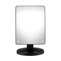 Conair Reflections Led Lighted Vanity Makeup Mirror With Touch, Black Finish - £27.96 GBP