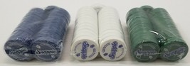 N) 2003 Snapple Yard Sale Promotional Poker Chips 75 Chips Green Blue White - £19.70 GBP