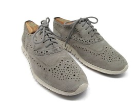 Cole Haan Grand Os Zerogrand Gray Perforated Oxfords Womens Size US 7 B - £23.59 GBP