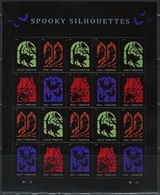 Mint US Spooky Silhouettes USA Pane of 20 - £13.26 GBP