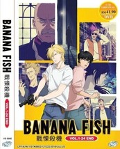 Banana Fish DVD (Eps: 1 a 24 End) con subtítulos en inglés - £23.29 GBP