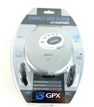 GPX Compact Disk Player C3847 With Headphones Nib - £23.29 GBP