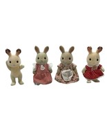 Calico Critters Sylvanian Families Hopscotch Gray Bunny Rabbit Family Lo... - $18.49