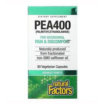 PEA400 Natural Factors 90 VCaps - $34.97