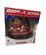 Radio Flyer 1999 Christmas Collection Red Wagon w/ Santa Bear Tabletop O... - £11.40 GBP