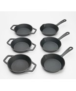 Set of (3) 2-Piece Mini Cast Iron Cook Set in Gift Box - £49.57 GBP