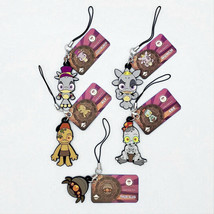 Oddworld Luggage Tag Keychain Charm Backpack Cling (Set of 5) Abe Lulu Munch Alf - £14.95 GBP