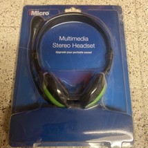 Micro Multimedia Stereo Headset Headphones With Microphone New - £5.13 GBP
