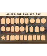 Laser/paper Cut Gift Tag Bundle - $68.38 CAD