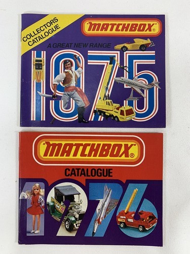 2 Matchbox Collector&#39;s Catalogs 1975 - 1976  U.S.A. Editions Booklet Cat... - $16.34