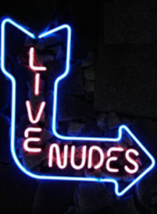 New Live Nudes Dancer Beer Neon Sign 20&quot;x16&quot; Ship  - £115.16 GBP