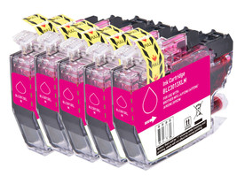 5P Magenta Printer Xl Ink Fits Brother Lc3013 Mfc-J491Dw Mfc-J497Dw Mfc-J895Dw - £25.15 GBP