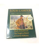 NEW LOUIS L&#39;AMOUR Three Audio Dramatizations audiobook 3 CD set compact ... - $918.56 MXN