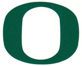 REFLECTIVE Oregon Ducks 2 inch Green fire helmet decal sticker RTIC hard hat - £2.70 GBP