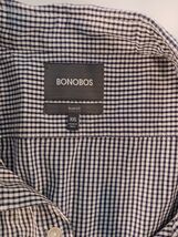 Bonobos Slim Fit Button-Down Collar XXL Long Sleeve Men's Shirt Black/White image 2