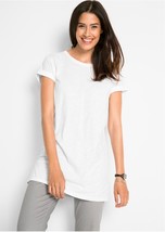 Bpc Selection @ Bon Prix White Stripy T-Shirt Size Large L (bp12) - £16.19 GBP