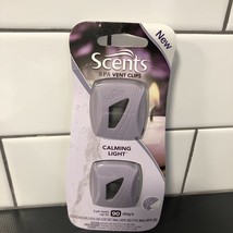 Scents Spa Vent Clip Calming Light 2 Pk Lasts Up To 90 Days - £7.79 GBP