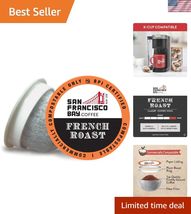 Compostable Coffee Pods - French Roast 80 Ct K Cup Compatible including ... - $97.89