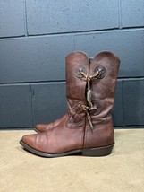 Vintage Capezio Distressed Leather Western Boho Cowgirl Boots Sz 7.5 M - £39.06 GBP