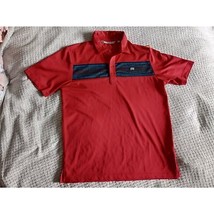 Travis Mathew Size M Red polo golf short sleeve shirt  - £19.65 GBP