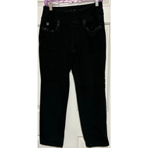 Belle Kim Gravel Women&#39;s Believe in Your Own Beauty Black Pull on Pants ... - $25.60 CAD